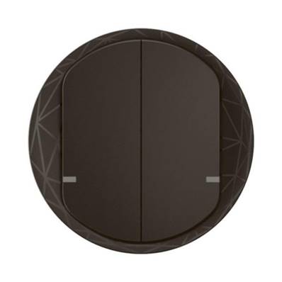 LEGRAND Enjoliveur Remplacement Céliane with Netatmo Double Interrupteur Noir - CN1415