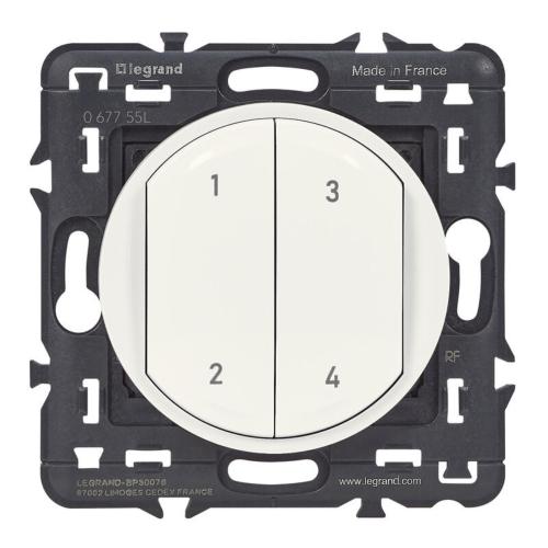 LEGRAND Céliane commande sans fils et sans pile 4 scénarios